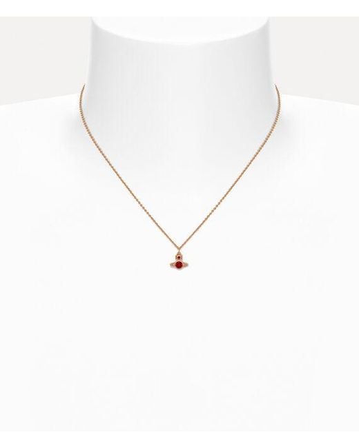 Vivienne Westwood White London Orb Pendant Necklace