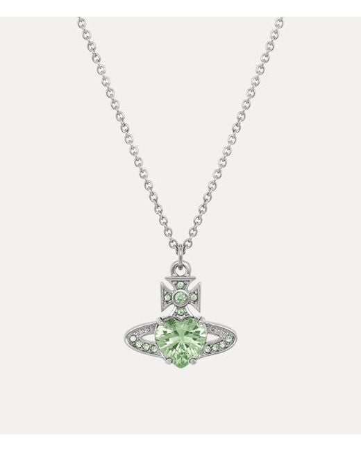 Vivienne Westwood White Ariella Pendant Necklace