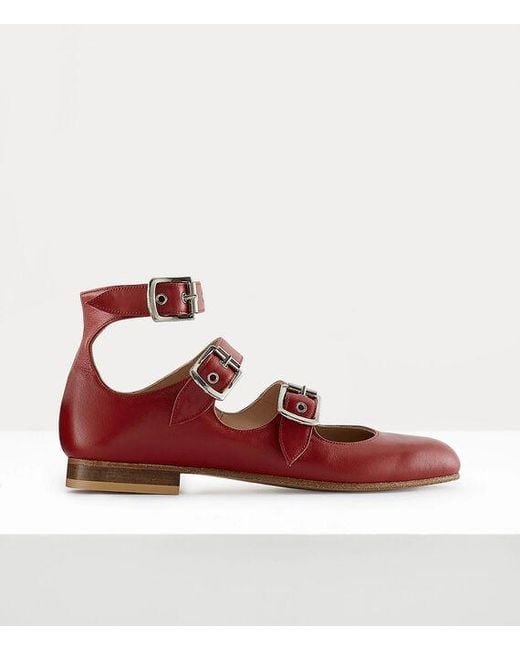 Vivienne Westwood Red Roman Three Strap