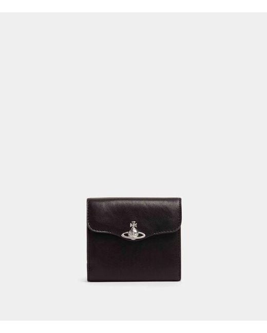 Vivienne Westwood White Hunter Flap Wallet Supple Leather