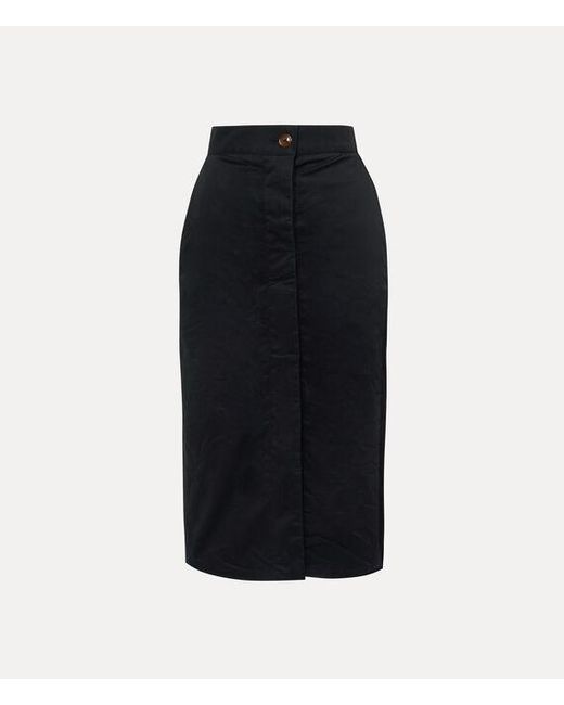 Vivienne Westwood Black Trouser Skirt Cotton Twill