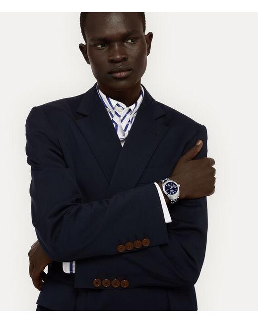 Vivienne Westwood Blue 36 Fenchurch Watch Stainless Steel