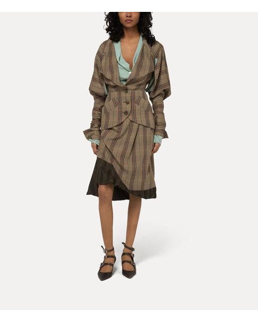 Vivienne Westwood Brown Appetizer Jacket Dandy Hunt Check