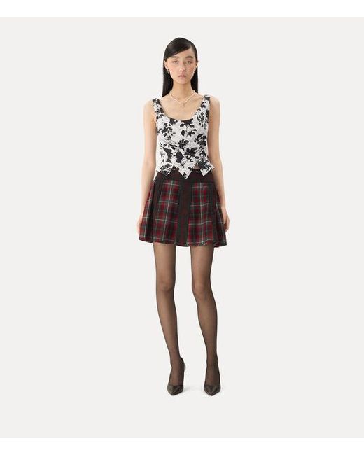 Vivienne Westwood White Sunday Top Printed Poplin