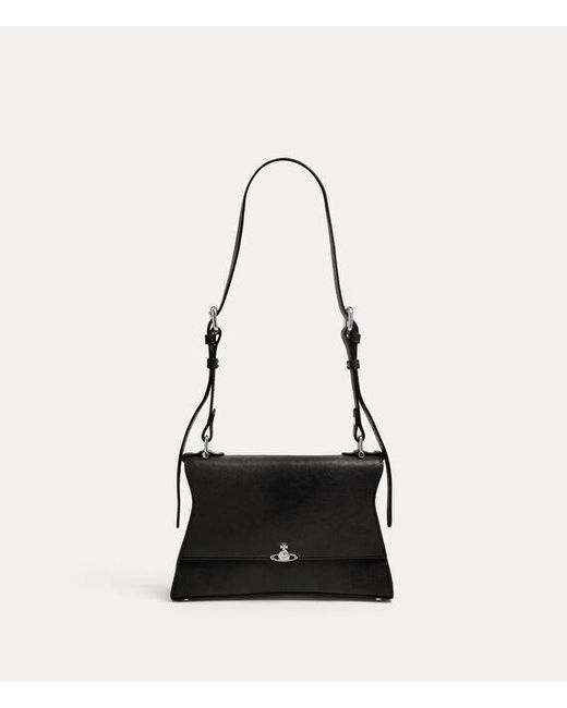 Vivienne Westwood White Bianca Small Shoulder Bag Supple Leather