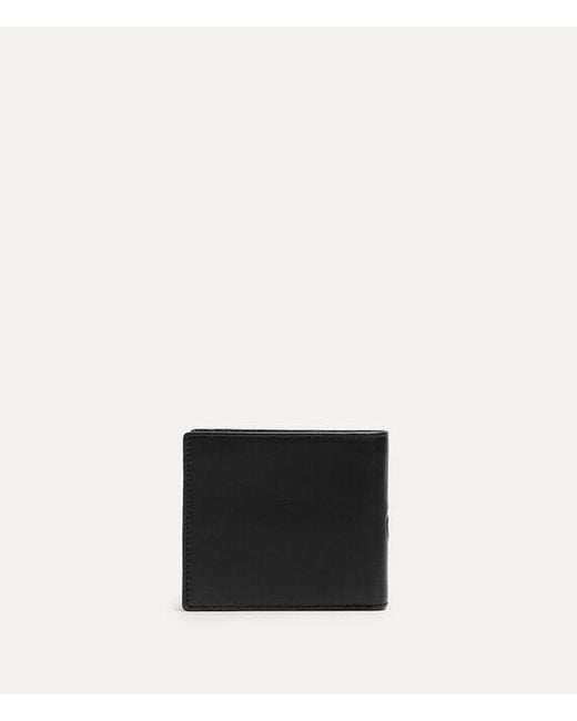 Vivienne Westwood Black Billfold Wallet Nappa Leather for men