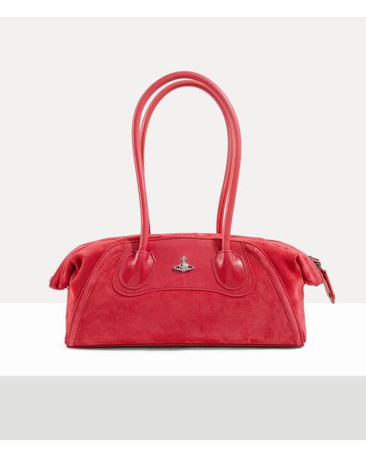 Vivienne Westwood Red Shirley Small Holdall Leather