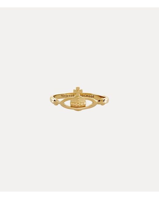 Vivienne Westwood White Vendome Ring