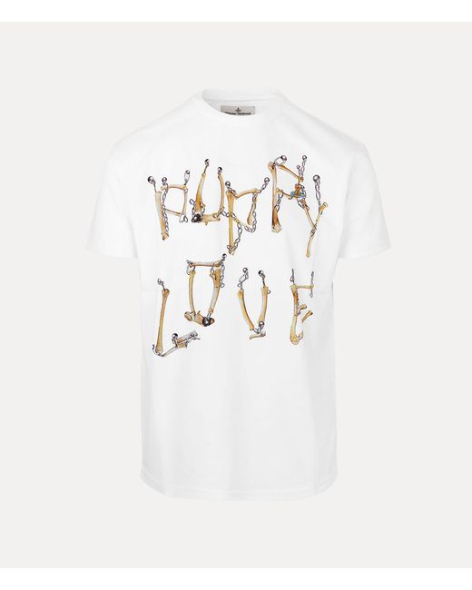 Vivienne Westwood Natural Bones 'n Chain Classic Tshirt