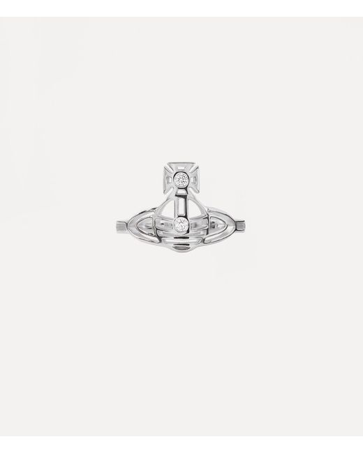 Vivienne Westwood White Marquetta Ring