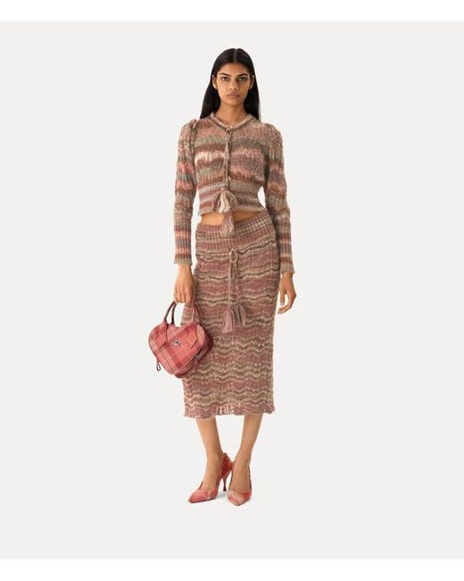 Vivienne Westwood Natural Flora Cardigan Mohair Alpaca Blend