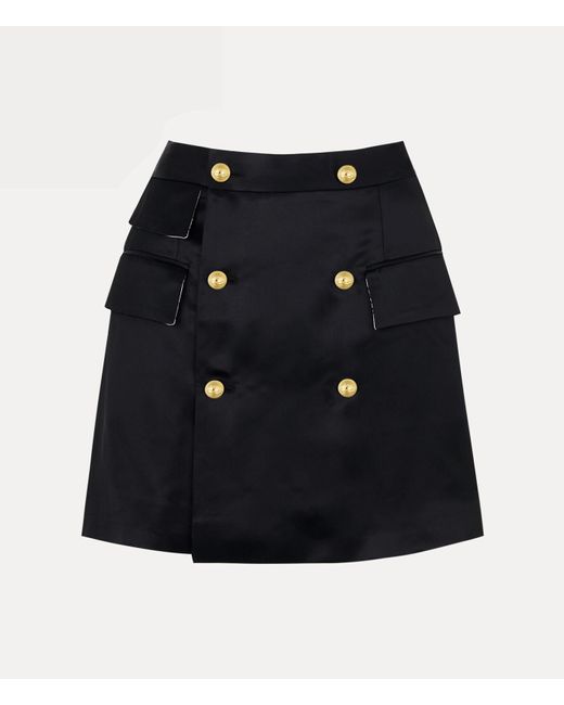 Vivienne Westwood Black Cut Off Skirt