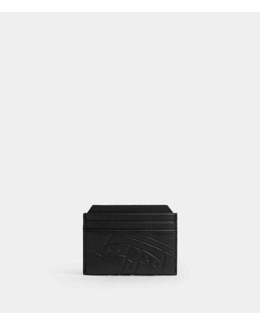 Vivienne Westwood Black Slim Card Holder Nappa Leather