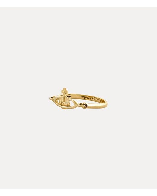 Vivienne Westwood White Vendome Ring