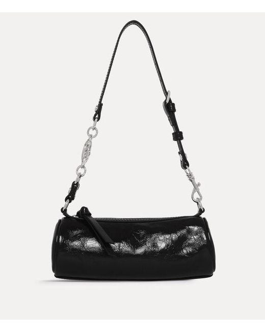 Vivienne Westwood Black Cindy Small Pouch Naplak Leather