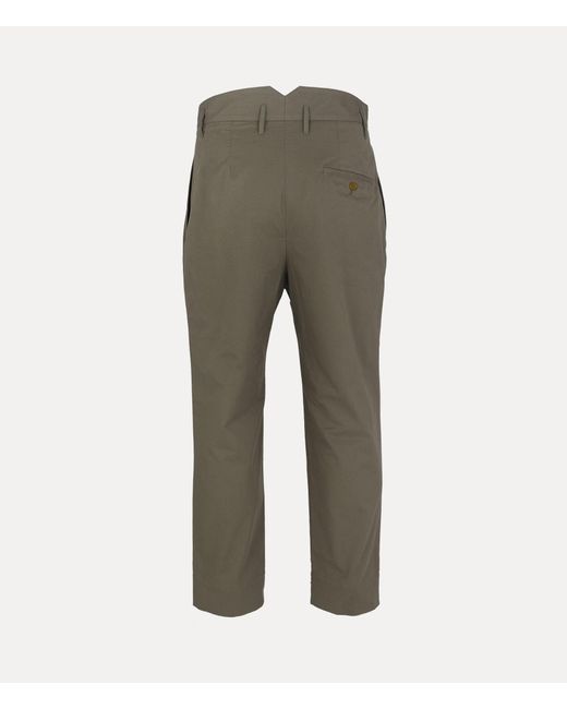 Vivienne Westwood Gray M Cropped Cruise Trousers for men