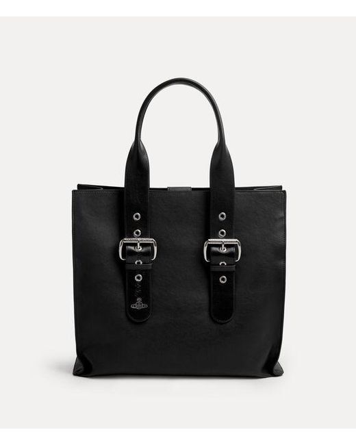Vivienne Westwood Black Alex Tote Bag Supple Leather