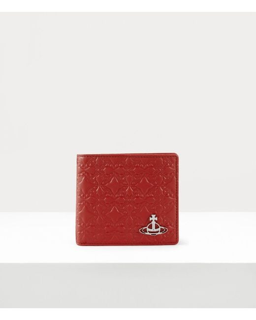 Vivienne Westwood Man. Wallet With Coin Pocket Nappa Leather Red One Size Men for men