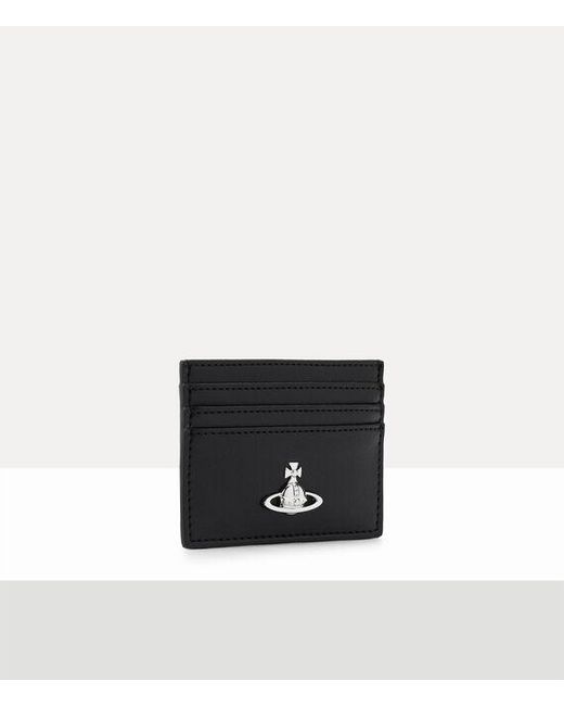 Vivienne Westwood White Flat Card Holder Pu Smooth