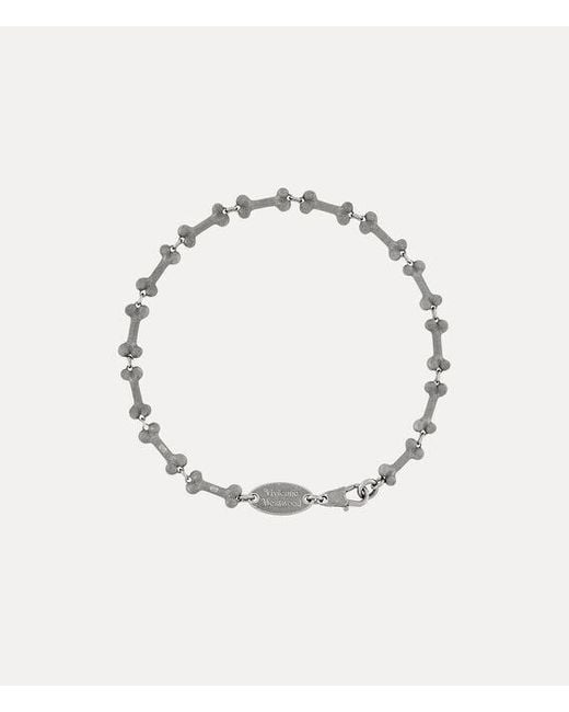 Vivienne Westwood White Lucho Necklace for men