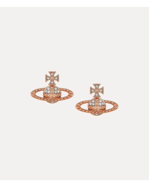 Vivienne Westwood White Mayfair Bas Relief Earrings