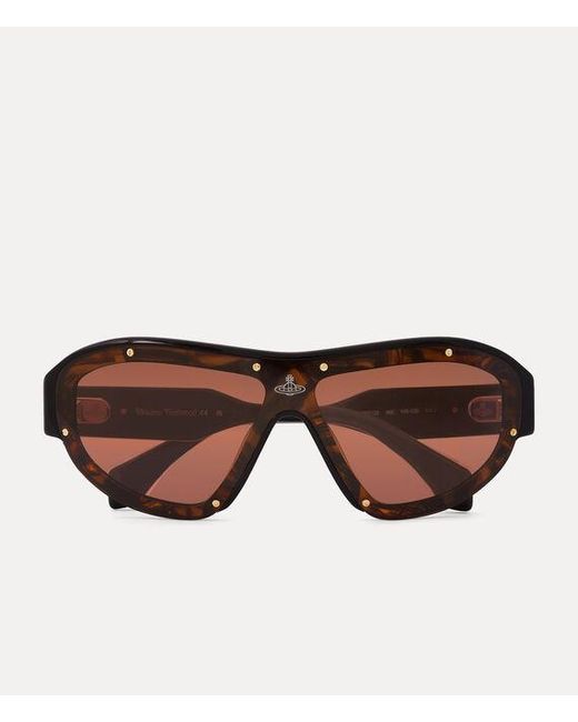 Vivienne Westwood Brown Pinzolo Sunglasses Acetate