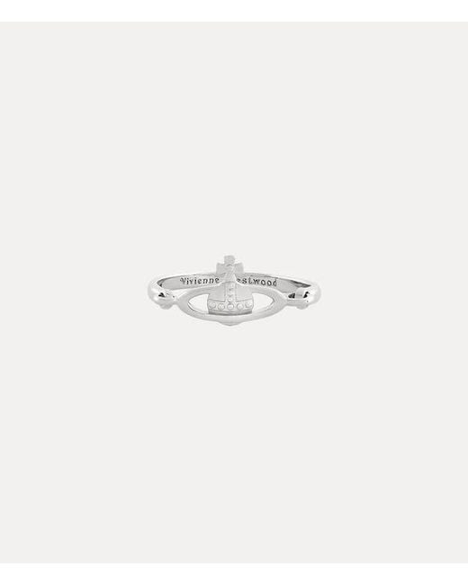 Vivienne Westwood White Vendome Ring