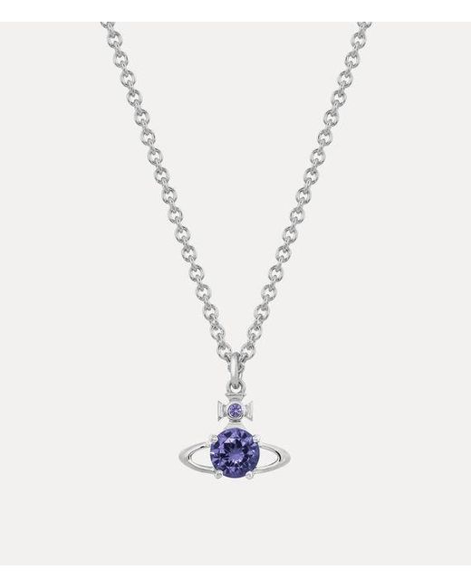 Vivienne Westwood White Reina Pendant Necklace for men