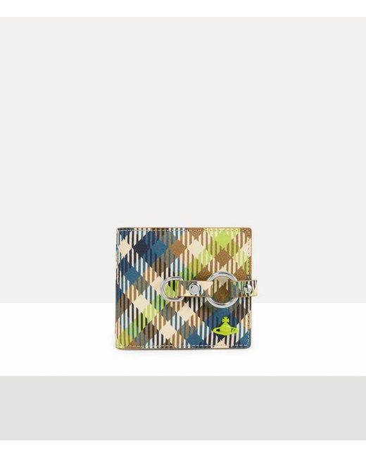 Vivienne Westwood White Bondage Billfold Wallet Buccia D'Arancia for men