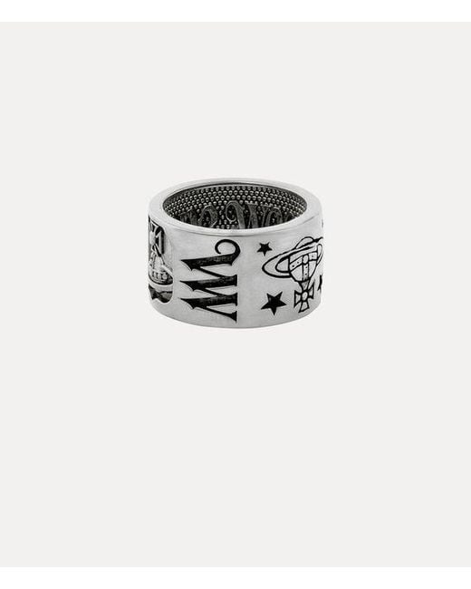 Vivienne Westwood White Lancelot Ring