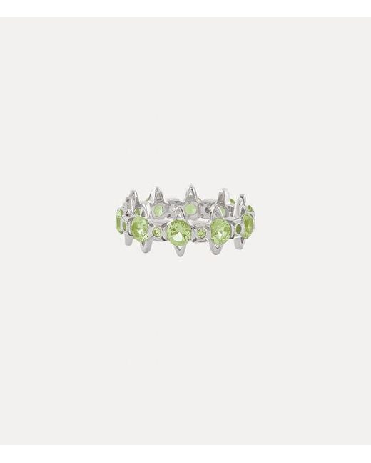 Vivienne Westwood White Warwick Ring