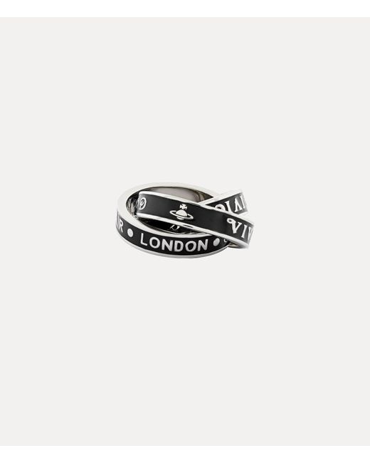 Vivienne Westwood White Percy Ring