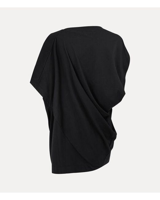 Vivienne Westwood Black Oversized Hebo Top Cotton