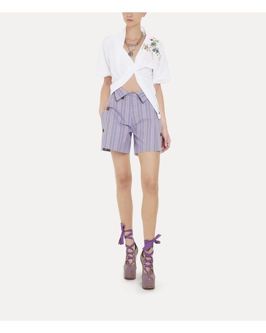 Vivienne Westwood Purple W Cj Shorts