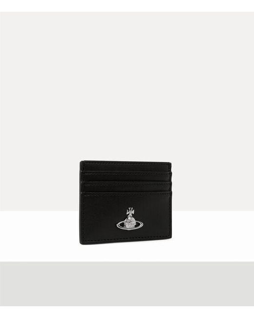 Vivienne Westwood White Flat Card Holder Pu Smooth