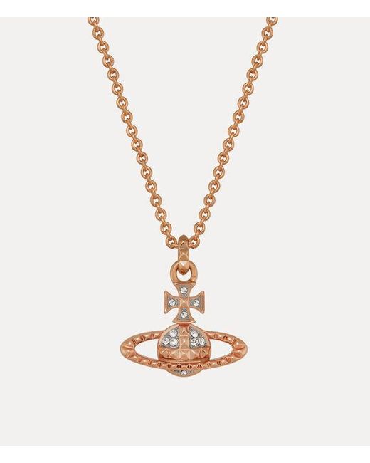Vivienne Westwood Metallic Mayfair Bas Relief Pendant Necklace Brass