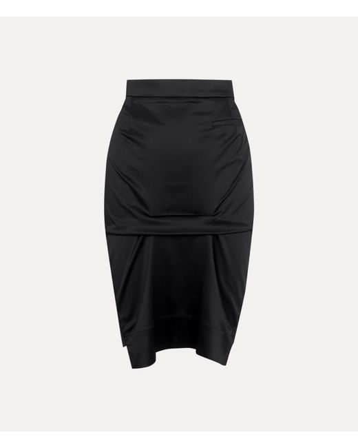 Vivienne Westwood Midi Pleated Skirt Acetate / Polyamide / Elastane Black 38 Women