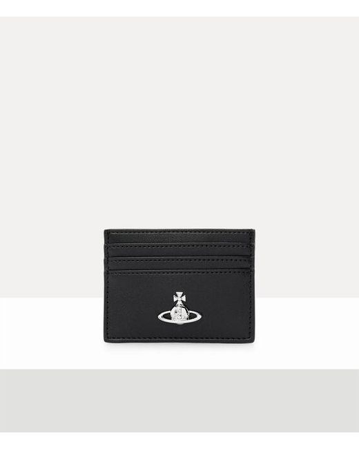 Vivienne Westwood White Flat Card Holder Pu Smooth