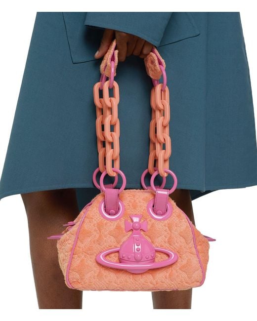 Vivienne Westwood Pink Archive Chain Handbag