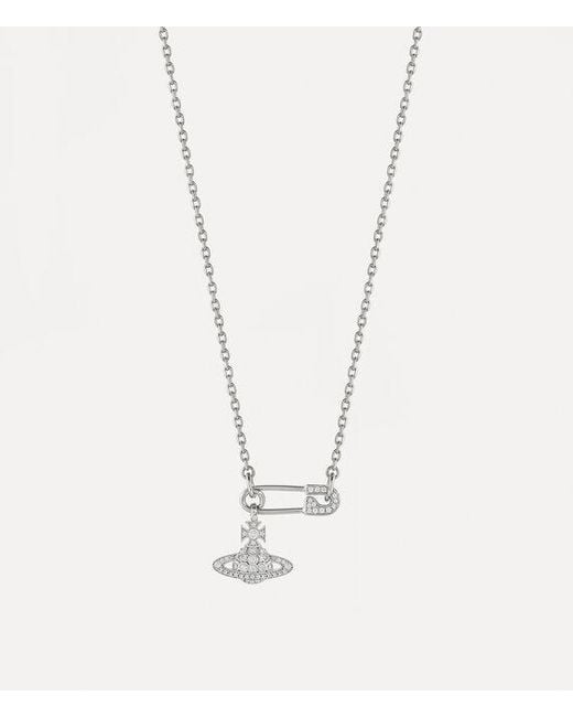 Vivienne Westwood White Lucrece Pendant