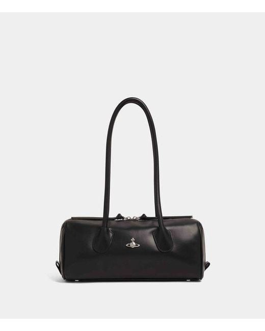 Vivienne Westwood Black Polly Bowling Bag Pu Smooth
