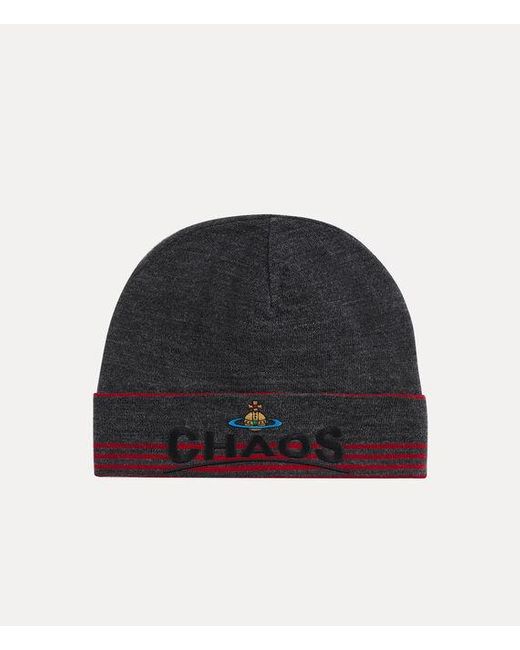 Vivienne Westwood Black Worlds End Beanie We Chaos