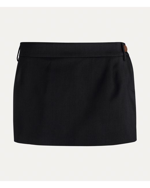 Vivienne Westwood Black Foam Tailored Skirt