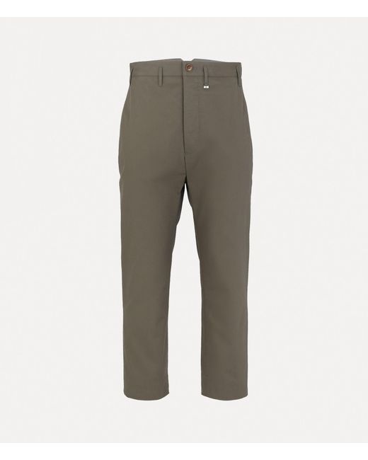 Vivienne Westwood Gray M Cropped Cruise Trousers for men
