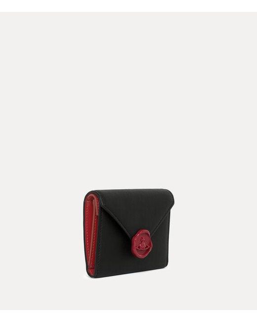 Vivienne Westwood White Envelope Trifold Wallet Supple Leather