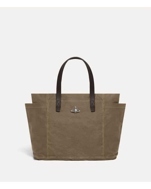 Vivienne Westwood Multicolor Henry Medium Tote Canvas
