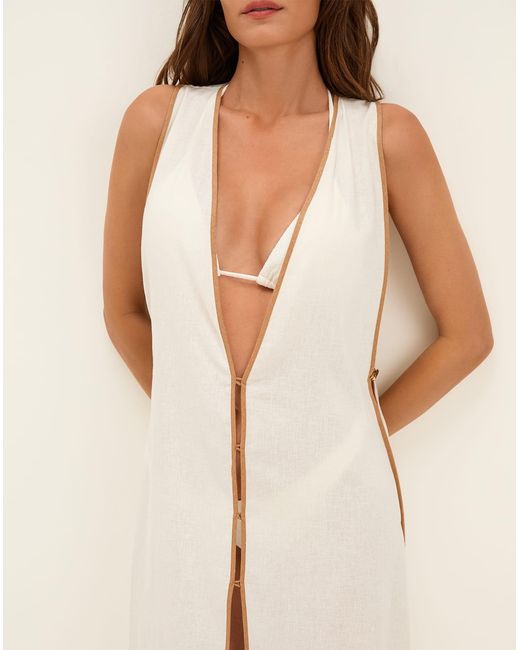 ViX Natural Iva Long Cover Up