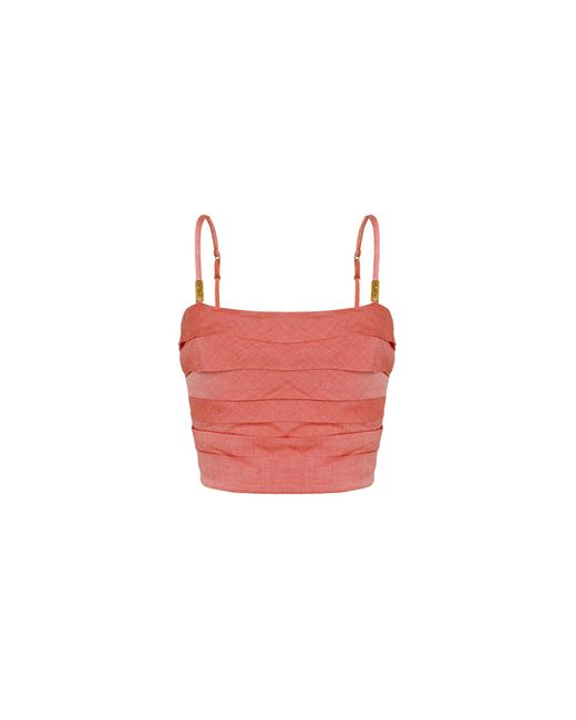 ViX Red Cassia Top