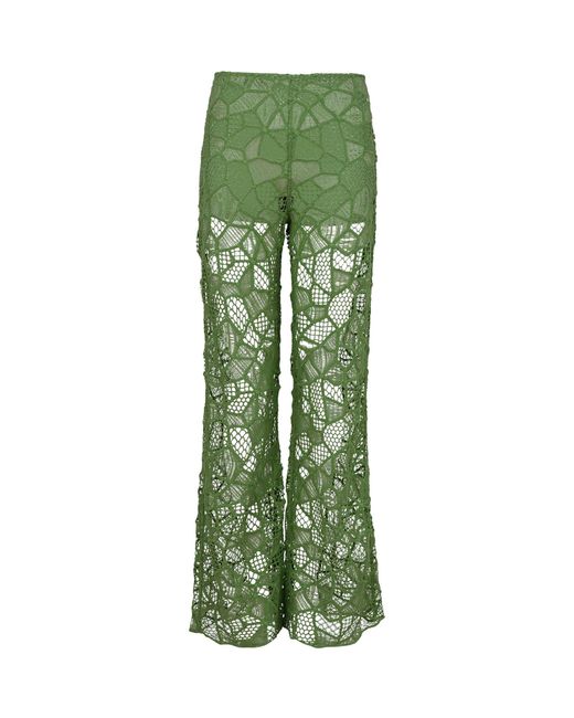 ViX Green Hollie Flared Pants