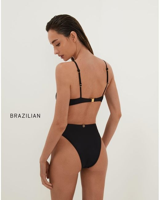 ViX Black Matte Gigi Hot Pant Bottom